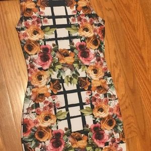 Floral Printed Career Dress